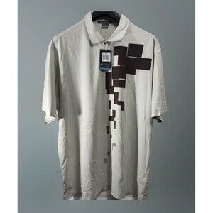 Nike Tiger Woods Dri-Fit ADV Off White Golf Polo Shirt Mens Size XXL NWT